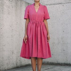Aliya Wanek Jorga Fuchsia Dress SZ M